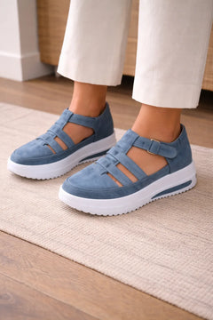 Platform schoenen met cutouts