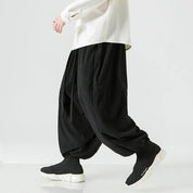 Stijn | Comfortabele stretch broek in de kleur Zwart voor heren in stijl geschikt voor alle seizoenen.