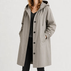 Hooded waterdichte jas
