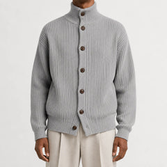Cardigan met roll neck