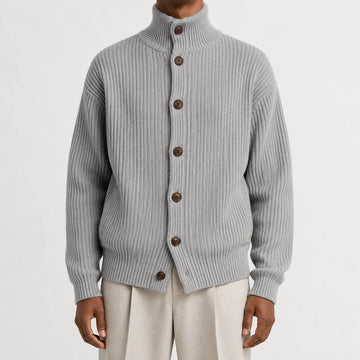 Cardigan met roll neck
