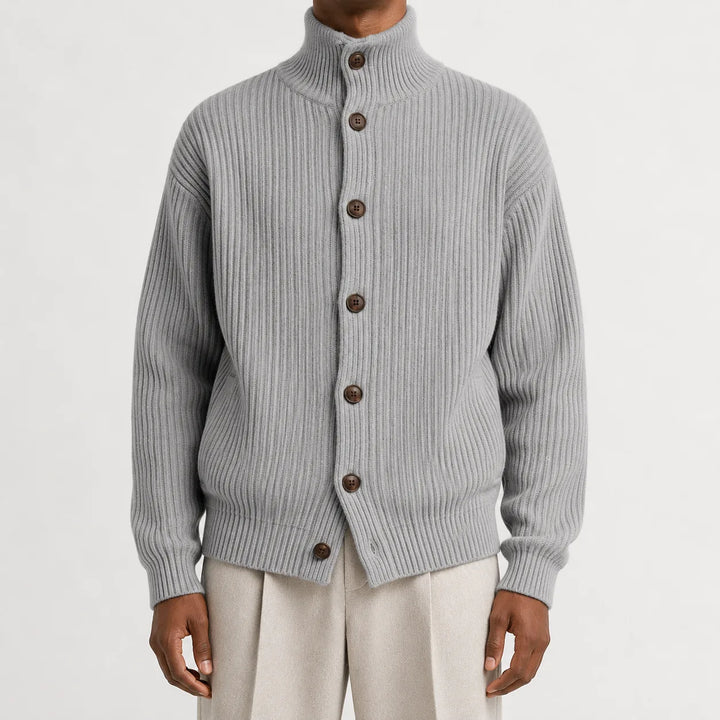 Cardigan met roll neck