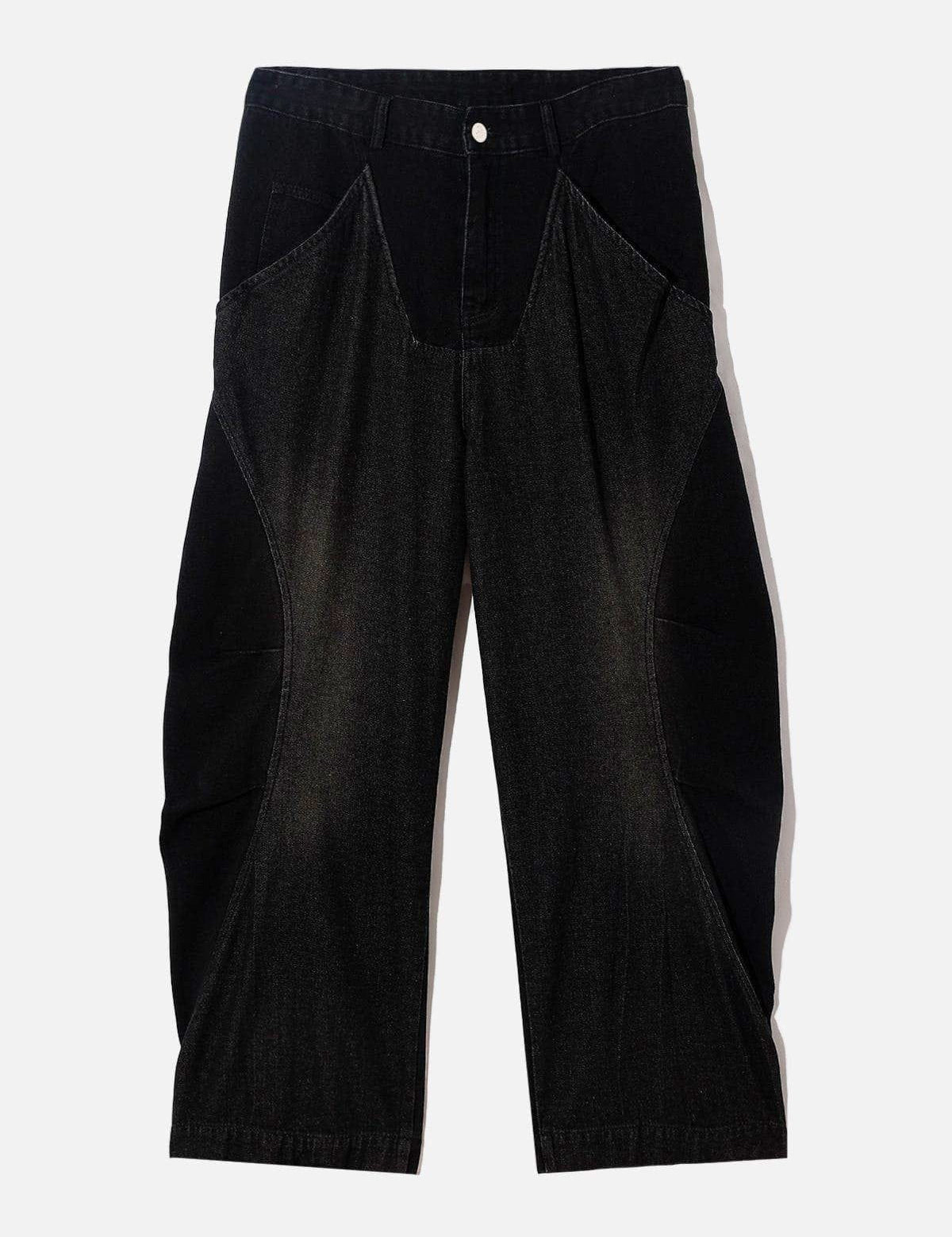 Sven | Baggy jeans voor heren in de kleur Zwart voor heren in Streetwear stijl geschikt voor alle seizoenen.