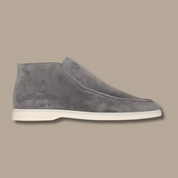 Sven | Suède loafers voor heren in de kleur Grijs voor heren in Heritage stijl ideaal voor de winter