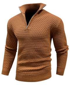 Zip-up trui met turtle