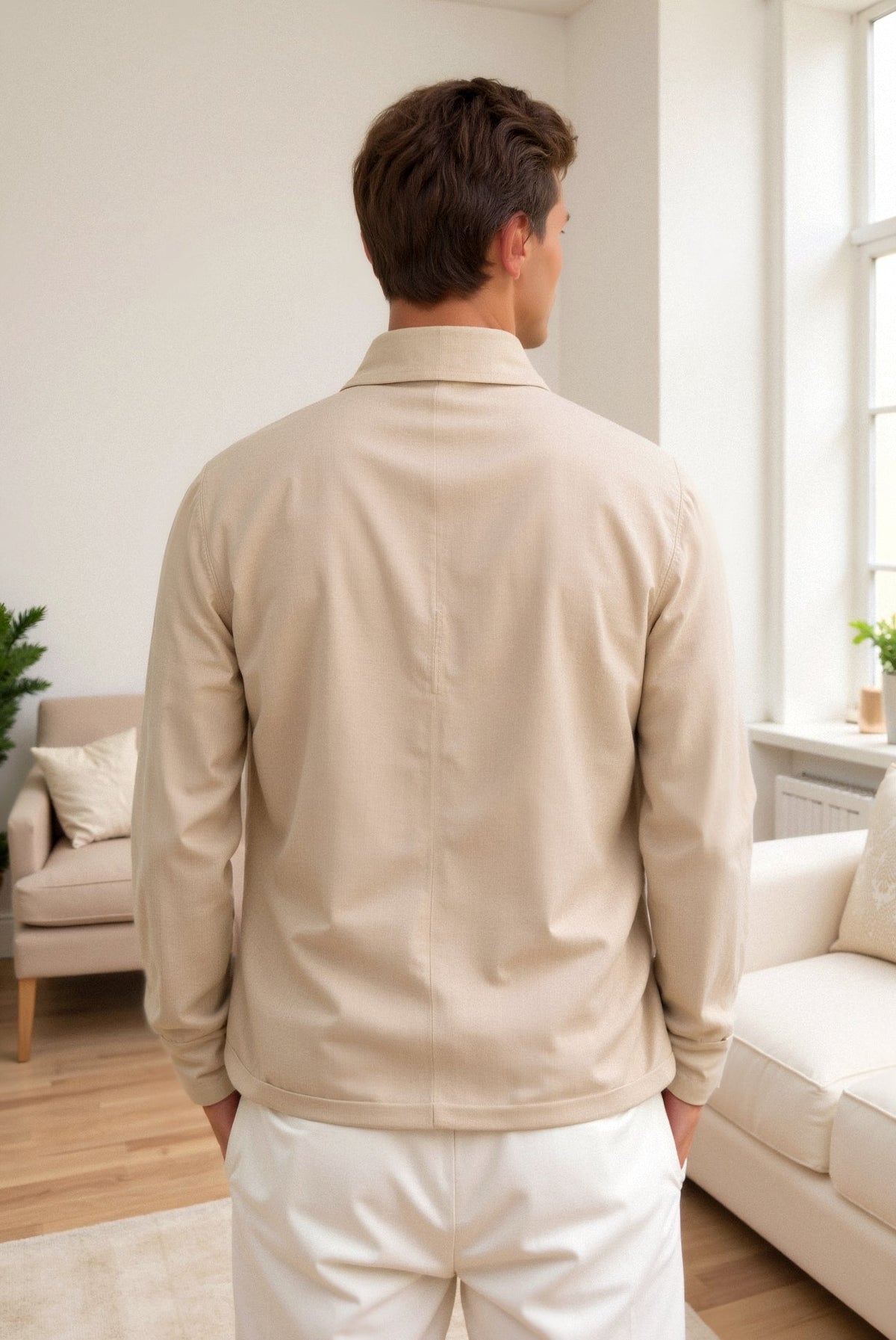Teun | Stijlvol Casual Pakjack met Colbertkraag