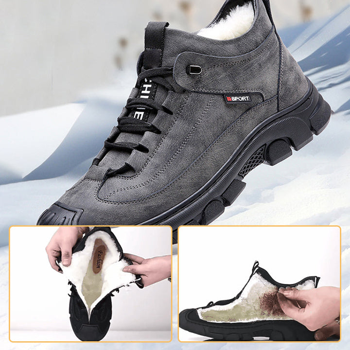 Theo | Heren sneaker in de kleur Zwart voor heren in Smart-casual stijl geschikt voor alle seizoenen.