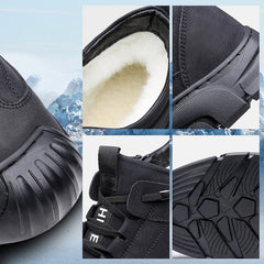 Theo | Heren sneaker in de kleur Zwart voor heren in Smart-casual stijl geschikt voor alle seizoenen.