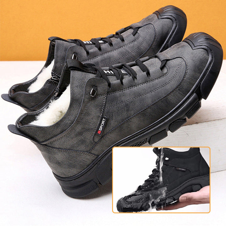 Theo | Heren sneaker in de kleur Zwart voor heren in Smart-casual stijl geschikt voor alle seizoenen.