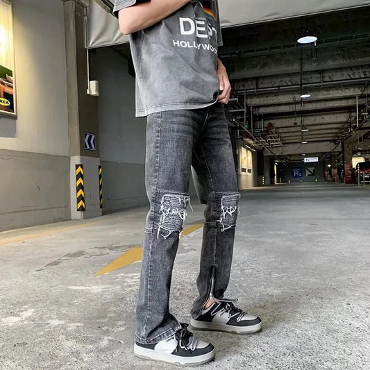 Thijs | Casual herenbroek in de kleur Zwart voor heren in stijl ideaal voor de winter