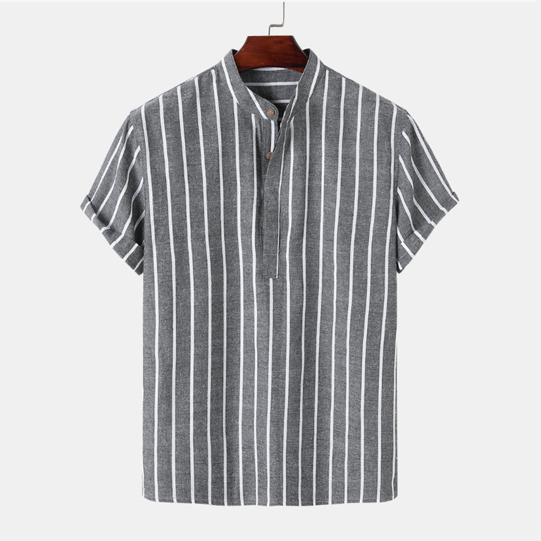 Tycho | Elegant herenoverhemd in de kleur Zwart voor heren in stijl ideaal voor de lente.
