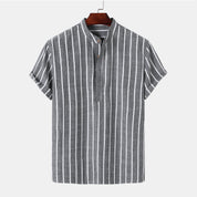 Tycho | Elegant herenoverhemd in de kleur Zwart voor heren in stijl ideaal voor de lente.