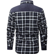 Vince | vintage flanellen jack in de kleur Legergroen voor heren in Heritage stijl ideaal voor de winter