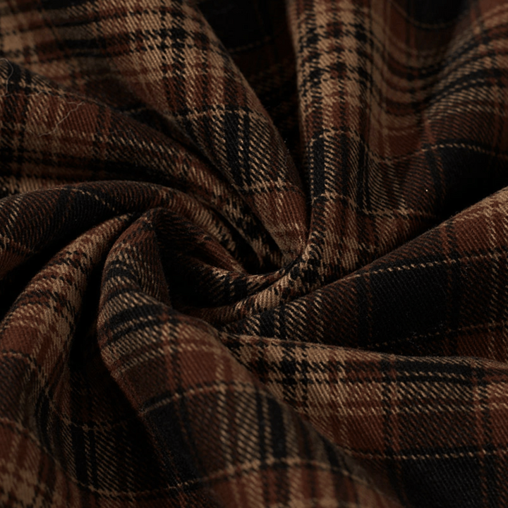 Vince | vintage flanellen jack in de kleur Legergroen voor heren in Heritage stijl ideaal voor de winter