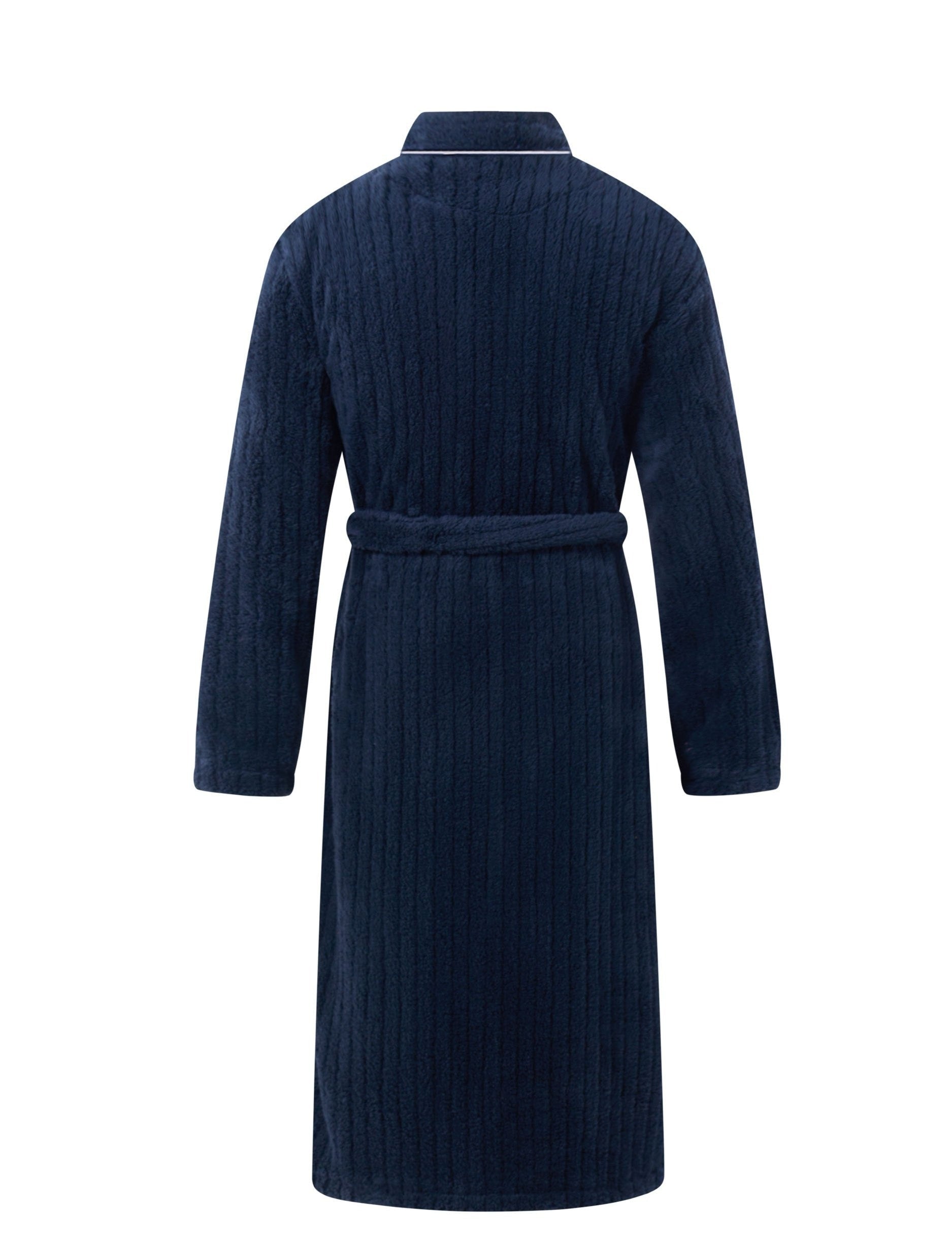 Comfortabele Effen Fleece-jas voor Heren - ideaal voor koude dagen. Deze luxueuze jas met handige zakken biedt ultiem comfort en warmte, zowel binnen- als buitenshuis. Gemaakt van warme fleece stof en voorzien van een eendelige kimono-stijl voor een vleugje stijl. Gemaakt van 100% polyestervezel voor een comfortabele pasvorm.