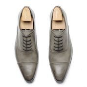 Vincenzo | Leren Italiaanse Handgemaakte Schoenen in de kleur Grijs voor heren in stijl geschikt voor alle seizoenen.