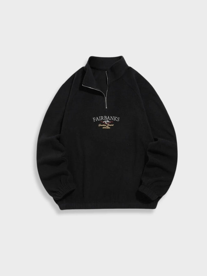 Vintage Fairbanks Zipper in de kleur Zwart voor dames in stijl ideaal voor de herfst.