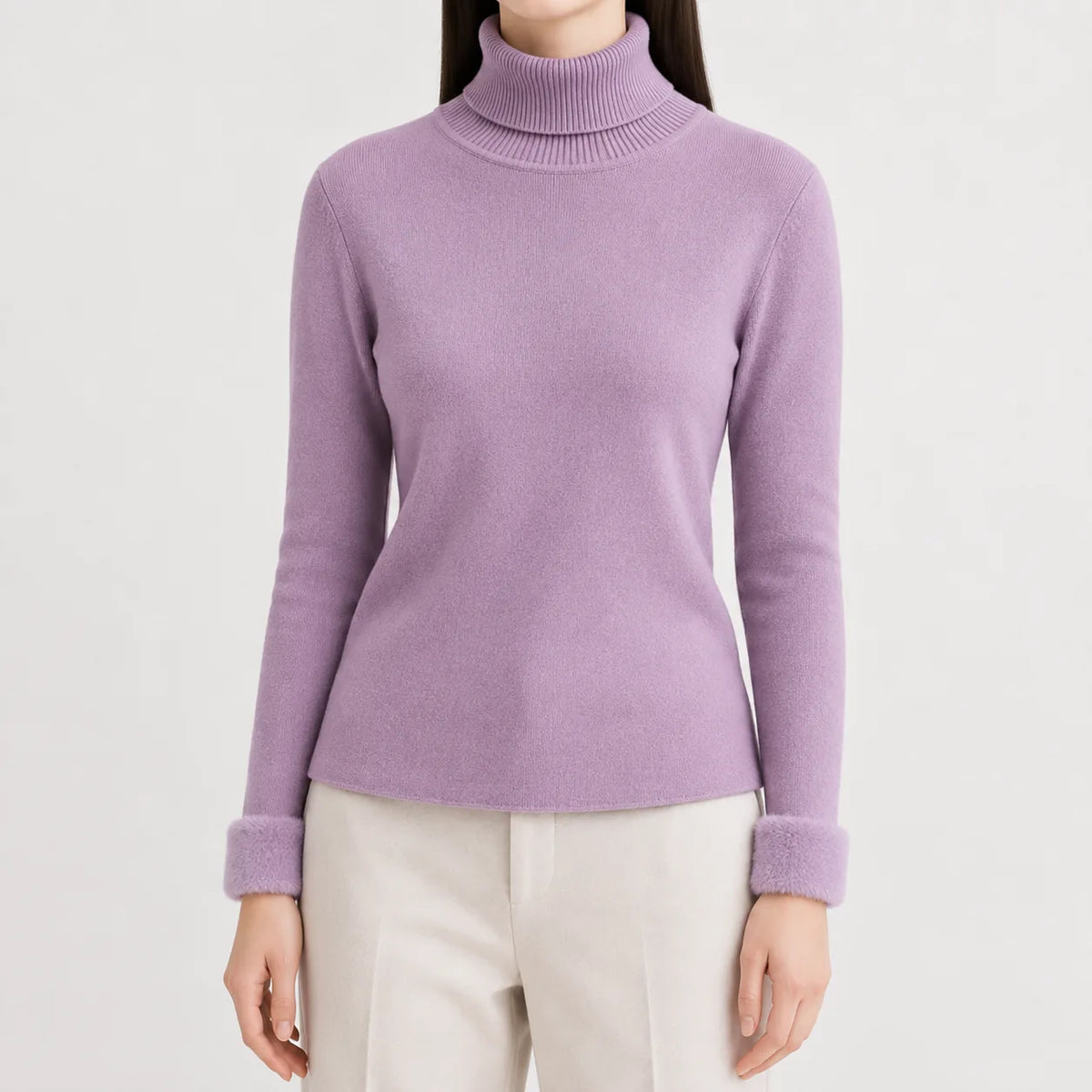 Sweater met turtle neckline