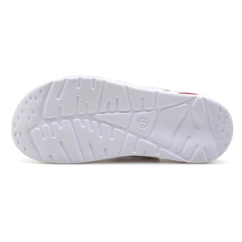 Waterdichte duurzame orthopedische sandalen in de kleur Rood voor dames in Outdoor stijl ideaal voor de lente.