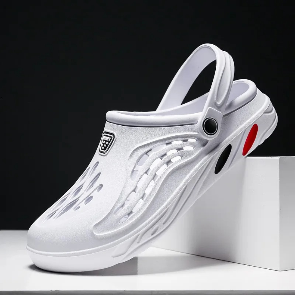 Waterdichte duurzame orthopedische sandalen in de kleur Wit voor dames in Outdoor stijl ideaal voor de lente.