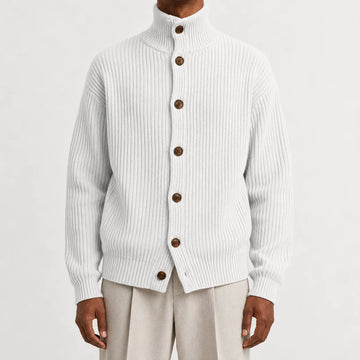 Cardigan met roll neck