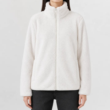 Fleece jas met rits