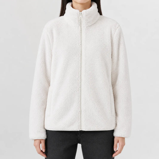 Fleece jas met rits