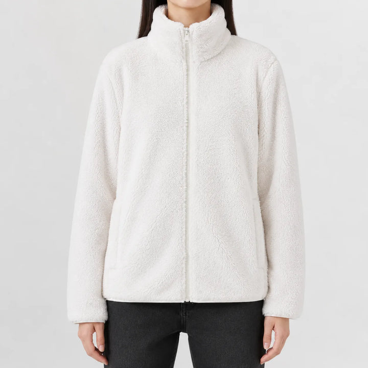 Fleece jas met rits