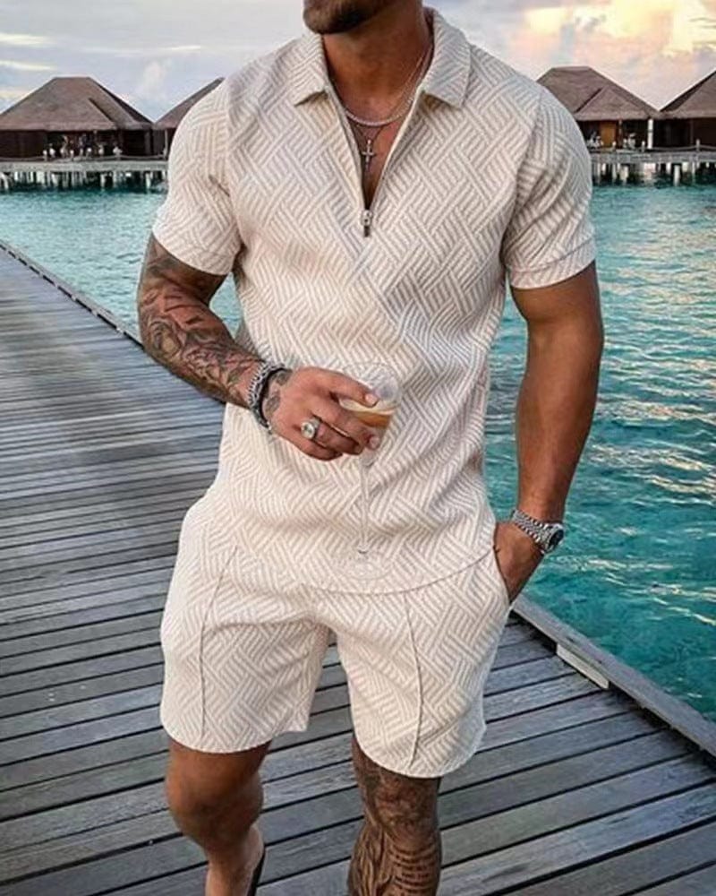 William | Zomerset heren in de kleur Beige voor heren in stijl ideaal voor de zomer.