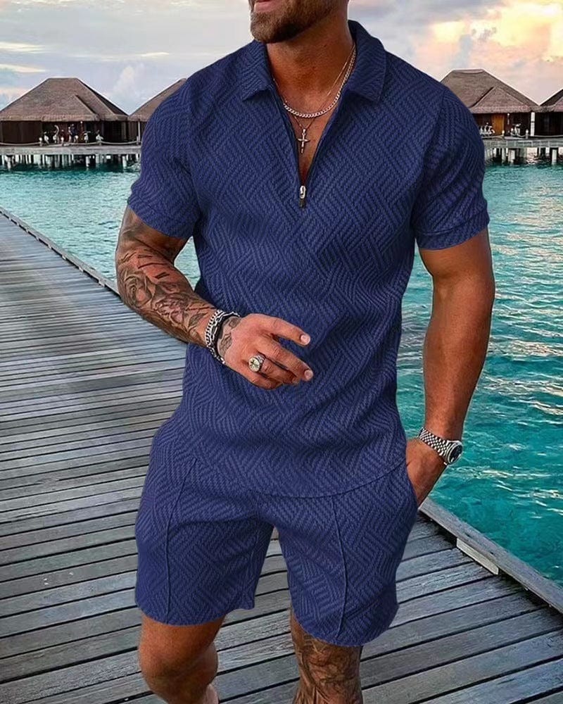 William | Zomerset heren in de kleur Blauw voor heren in stijl ideaal voor de zomer.