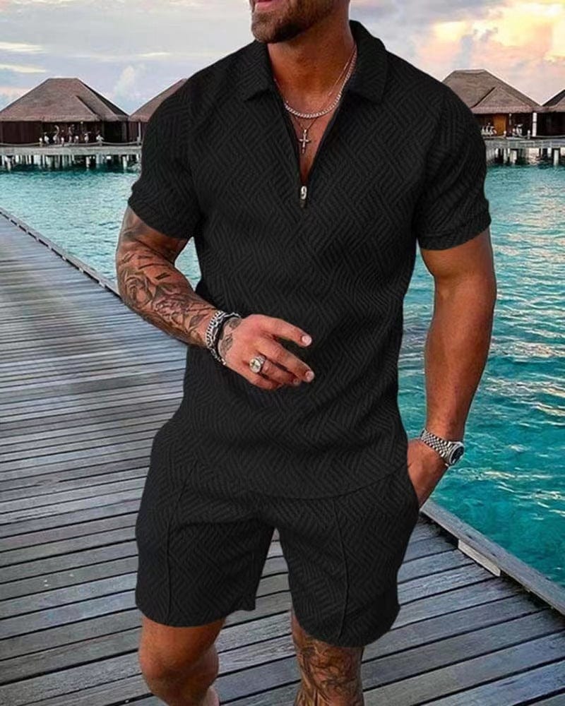 William | Zomerset heren in de kleur Zwart voor heren in stijl ideaal voor de zomer.