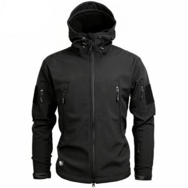 Wind en regen Jack in de kleur Zwart voor heren in Outdoor stijl ideaal voor de winter