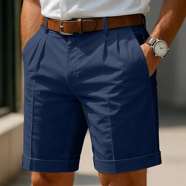 Shorts met front pleats