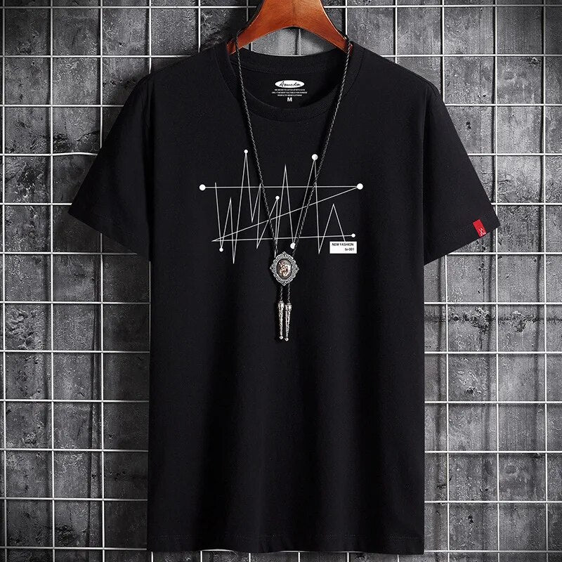 Yael | Oversized heren t-shirt in de kleur Zwart voor heren in Streetwear stijl ideaal voor de zomer.