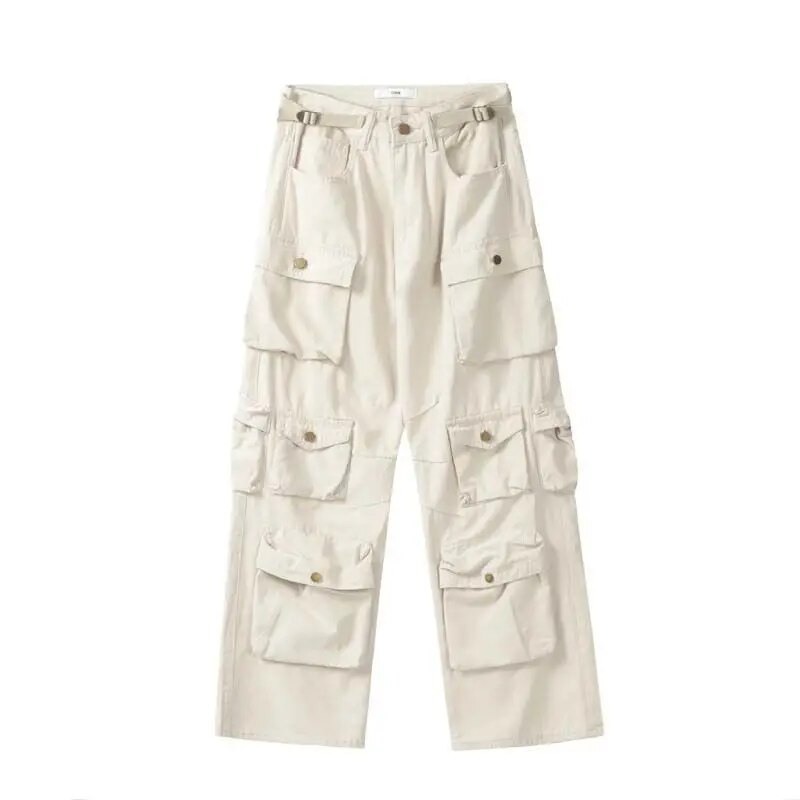 Yara | Casual overall met meerdere zakken in de kleur Abrikoos voor dames in Streetwear stijl geschikt voor alle seizoenen.