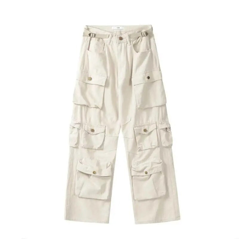Yara | Casual overall met meerdere zakken in de kleur Abrikoos voor dames in Streetwear stijl geschikt voor alle seizoenen.