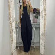 Yasmine | Tweedelige damesjurk voor stijlvolle looks in de kleur Zwart voor dames in stijl ideaal voor de herfst.