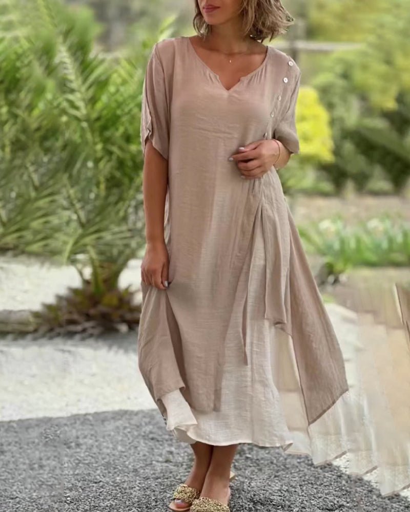 zanedos-asymmetrisches-kurzarmeliges-kleid-mit-v-ausschnitt-705204.jpg