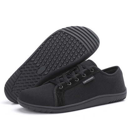 Brede zero drop comfort schoenen