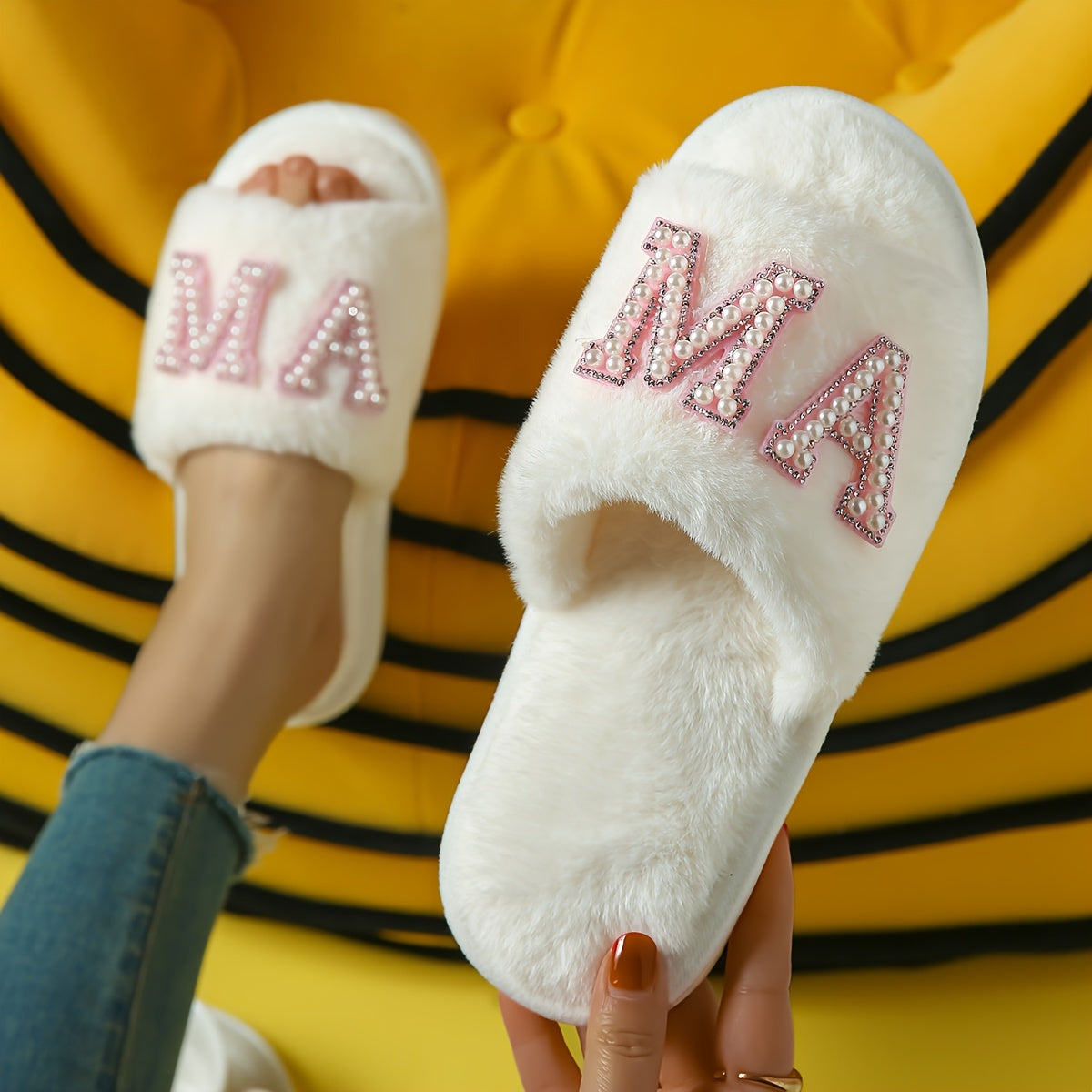 Zoë | Comfortabele Ademende Slippers met Antislip Zool