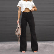 Erika - Vintage corduroy broek met hoge taille voor dames