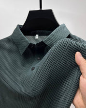 Leon |  Luxe Heren Polo-Shirt met knopen