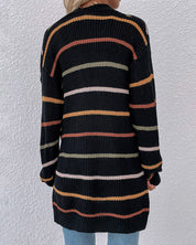 Gestreept vest met verlaagde schouder