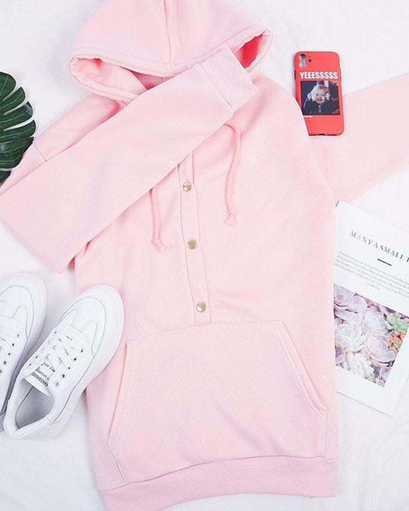 Leyla | Relaxte hoodie met trekkoorden