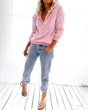 Leyla | Relaxte hoodie met trekkoorden