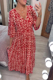Bente | Bohemian Lange Jurk