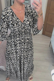 Bente | Bohemian Lange Jurk