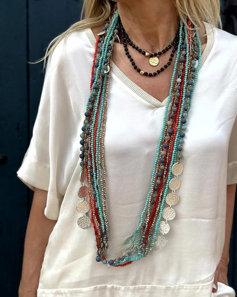 Lolita | Tweedelige set in de kleur Wit voor dames in stijl ideaal voor de zomer.