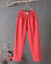 Pantalon voor vrouwen in de kleur Rood voor dames in Formal stijl ideaal voor de herfst.