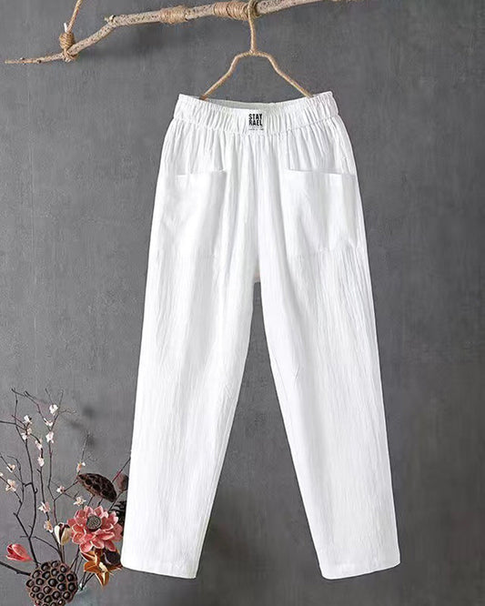 Pantalon voor vrouwen in de kleur Wit voor dames in Formal stijl ideaal voor de herfst.